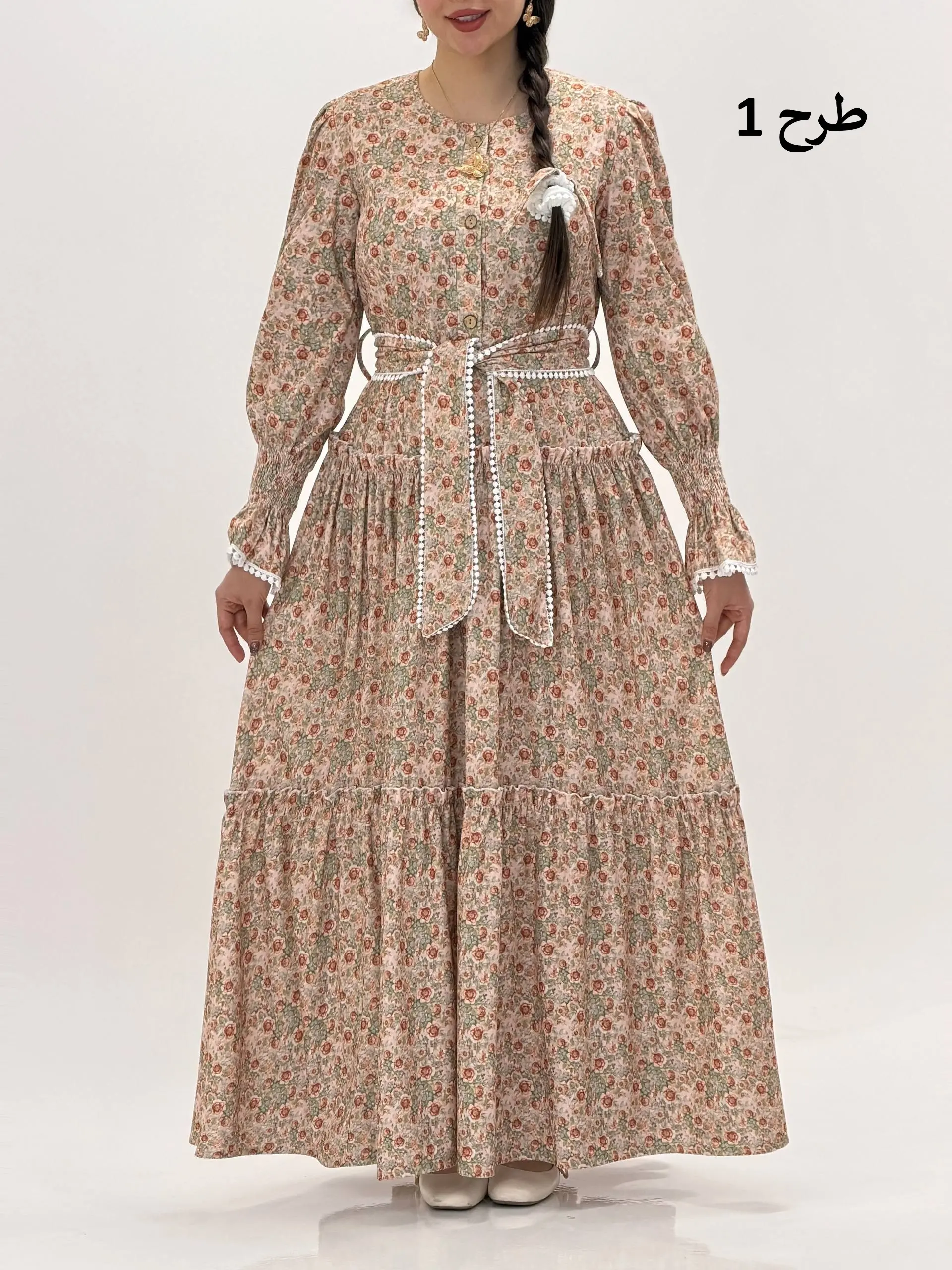 3881-پیراهن ماکسی پری دخت